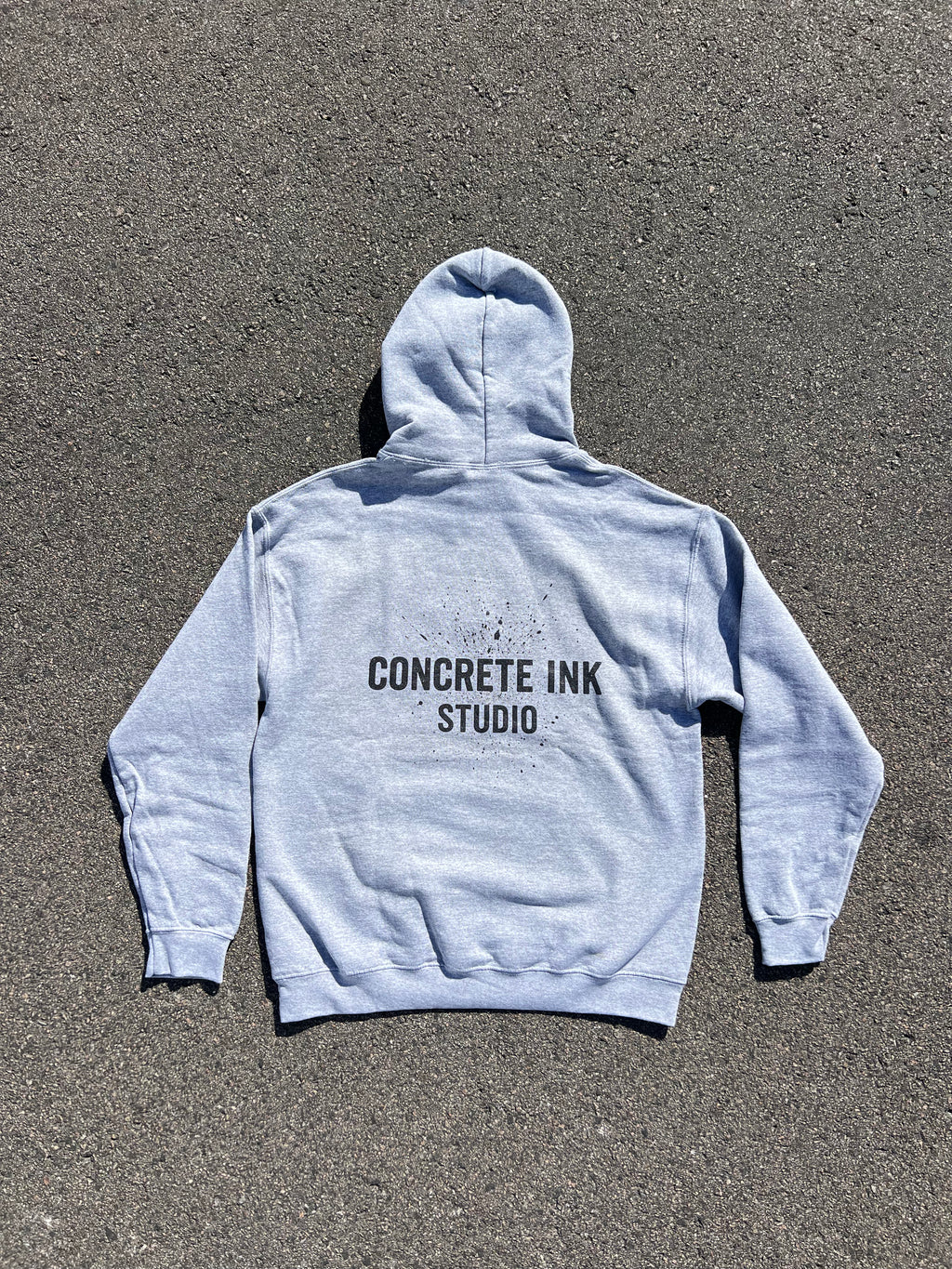Concrete Ink “Stars & Stripes” Hoodie – Grey